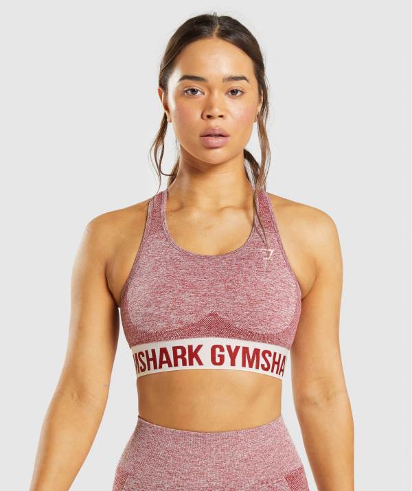Damske Športové Podprsenky Gymshark Flex Bordove | DN6102539